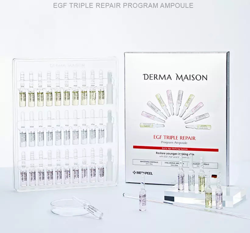 Ampolla del programa de reparación triple EGF Time Wrinkle, 2 ml x 30 unidades