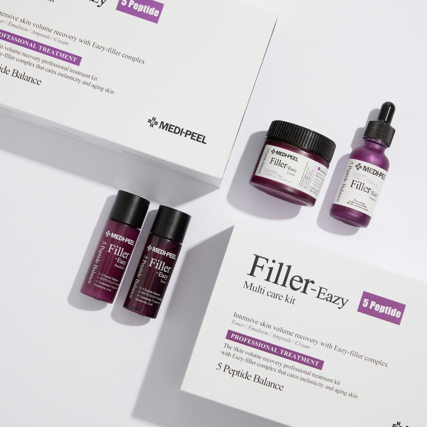 Kit de cuidado múltiple Eazy Filler, 30 ml x 3, 50 ml x 1
