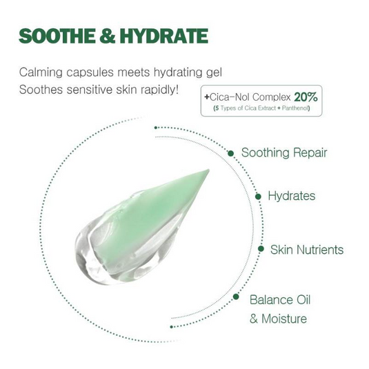 Translation missing: en.MEDIPEEL Phyto Cica-Nol B5 Calming Drop Gel Cream – Soothing face cream with centella asiatica 50ml