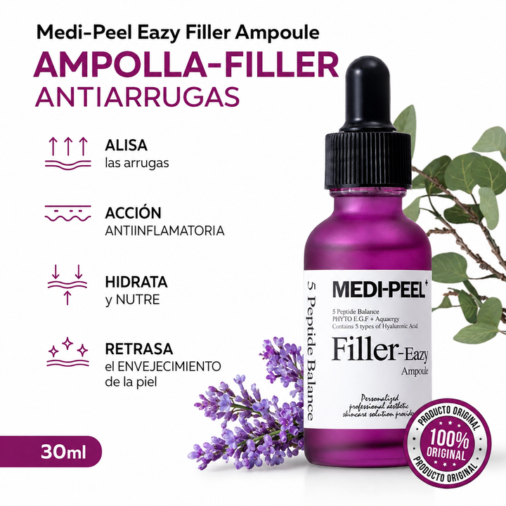 Translation missing: es.MEDIPEEL Eazy Filler Ampoule 30ml-Ampolla reafirmante con péptidos