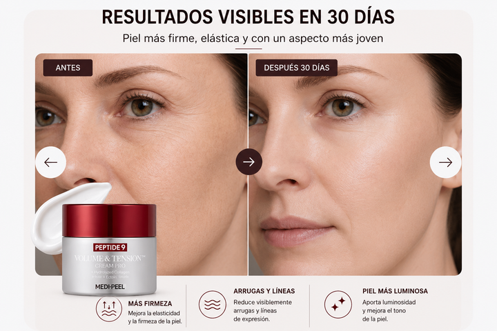 Translation missing: es.MEDIPEEL Peptide 9 Volume &amp; Tension Cream Pro-Crema facial reafirmante con péptidos 50ml