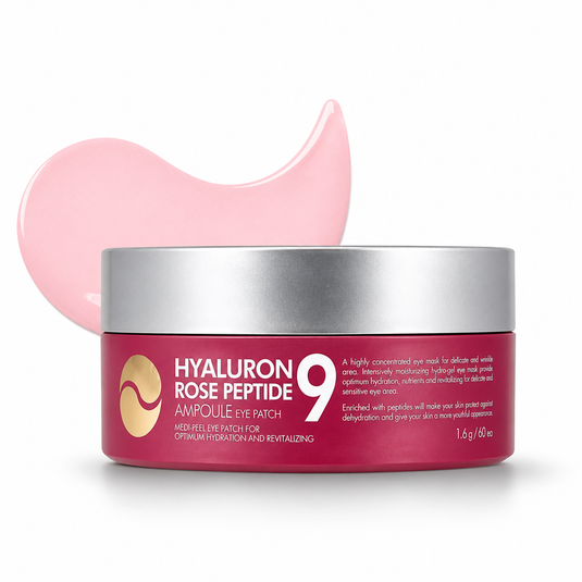Translation missing: es.MEDIPEEL Hyaluron Rose Peptide 9 Ampoule Eye Patch 60ea-parches hidratantes para ojos