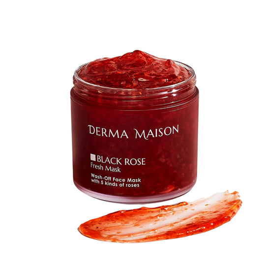 Translation missing: es.DERMA MAISON Black Fresh Rose Mask 230ml-mascarilla facial con rosa