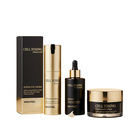 Cell Toxing Dermajours Glow & Lift Trio (Ampoule, Cream & Eye Cream)