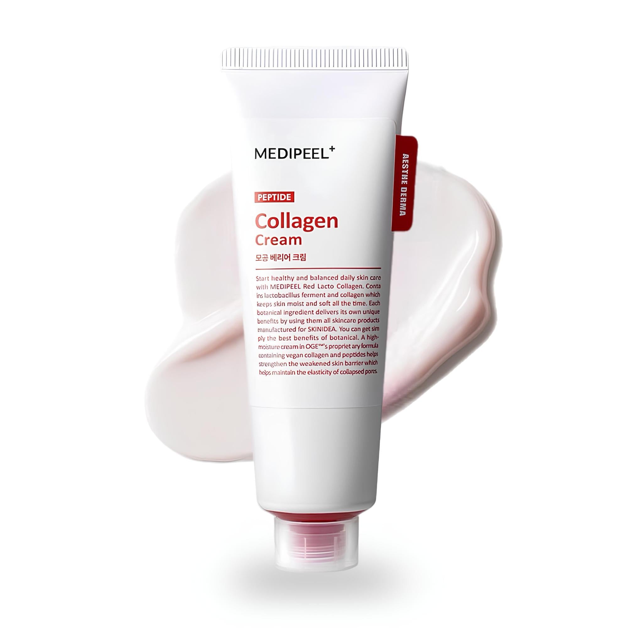 Translation missing: en.MEDIPEEL Red Lacto Collagen Barrier Cream - Repairing Facial Cream with Collagen and Probiotics 80ml
