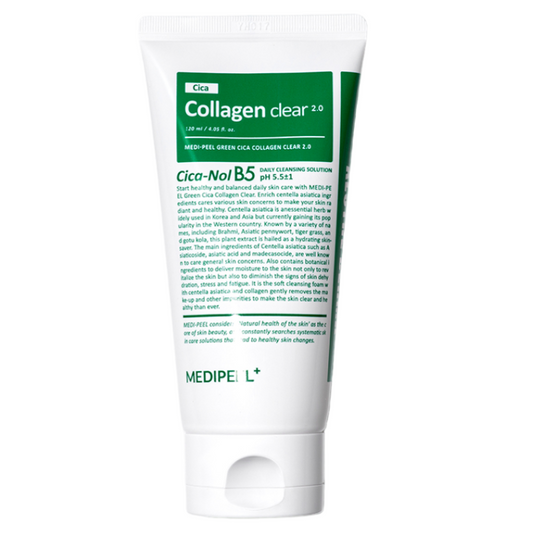 Translation missing: en.MEDIPEEL Green Cica Collagen Clear 2.0 - Soothing Facial Cleanser 120ml