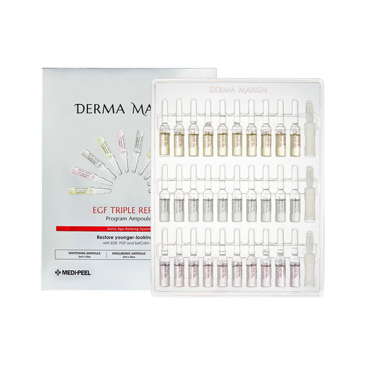 Translation missing: en.DERMA MAISON Time Care Ampoule Program - 30 Day Repairing Ampoule Set