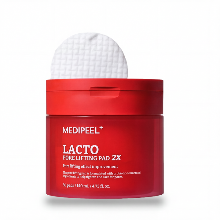 Translation missing: es.MEDIPEEL Lacto Pore Lifting Pad 2X-Pads faciales con colágeno y bifidobacterias 50 uds