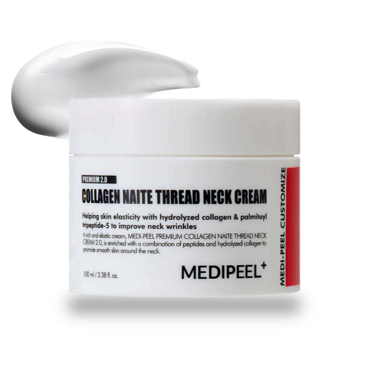 Translation missing: en.MEDIPEEL Premium Collagen Naite Thread Neck Cream 2.0 – Firming neck cream with collagen 100ml