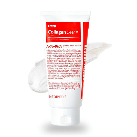 Translation missing: en.MEDIPEEL Red Lacto Collagen Clear 2.0 - Facial Cleansing Foam 120ml