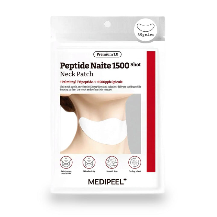 Translation missing: es.MEDIPEEL⁺ Peptide Naite 1500 Shot Neck Patch (3.5 g x 4 uds)