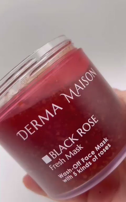DERMA MAISON Black Fresh Rose Mask,230ml