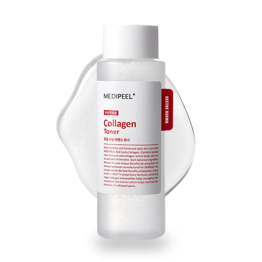 Translation missing: en.MEDIPEEL Red Lacto Collagen Soothing Essence Toner - Soothing Essence Toner with Collagen and Probiotics 200ml