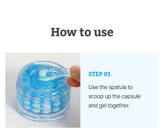 Translation missing: es.MEDIPEEL Mooltox PDRN Hyal Drop Gel Cream 50ml-Crema Facial Hidratante con PDRN