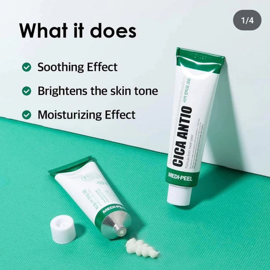 Translation missing: en.MEDIPEEL Cica Anto Cream – Soothing facial cream with centella asiatica and peptides 30ml