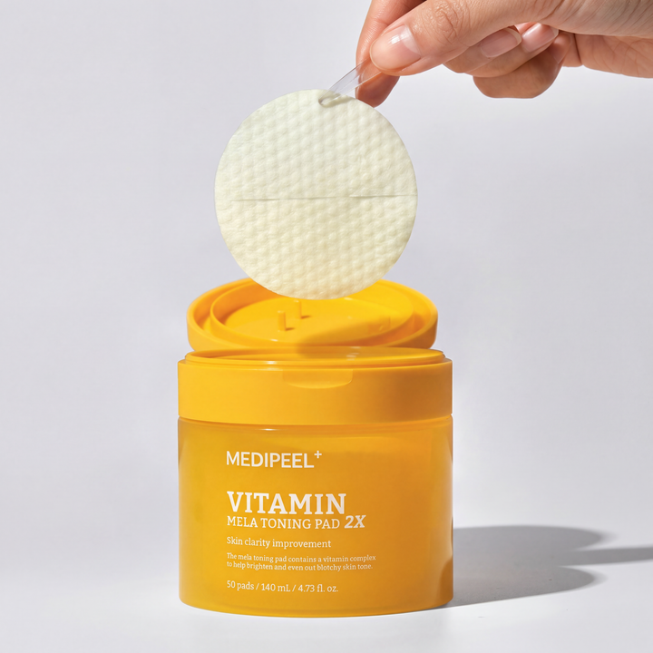 Translation missing: es.MEDIPEEL Vitamin Mela Toning Pad 2X-Pads faciales iluminadores con vitaminas