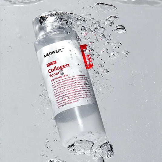 Translation missing: en.MEDIPEEL Red Lacto Collagen Soothing Essence Toner - Soothing Essence Toner with Collagen and Probiotics 200ml