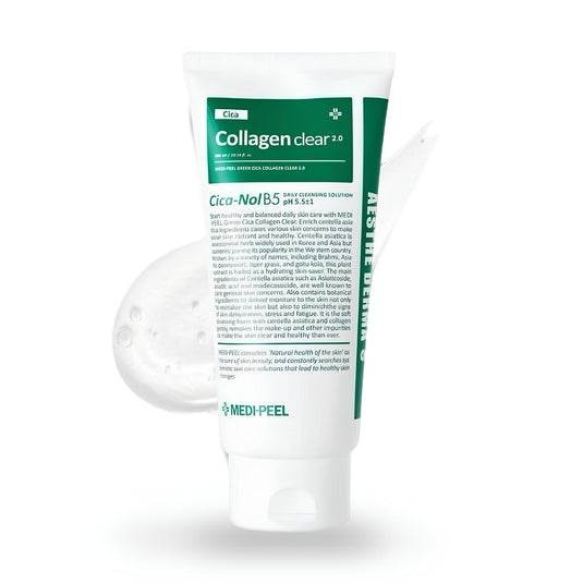 Translation missing: en.MEDIPEEL Green Cica Collagen Clear 2.0 - Soothing Facial Cleanser 120ml